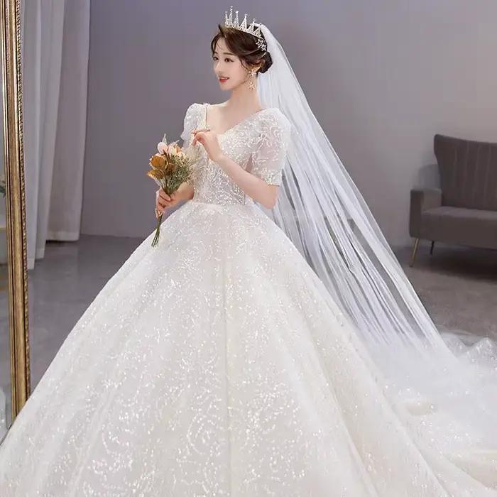 Robe de mariée française fil principal