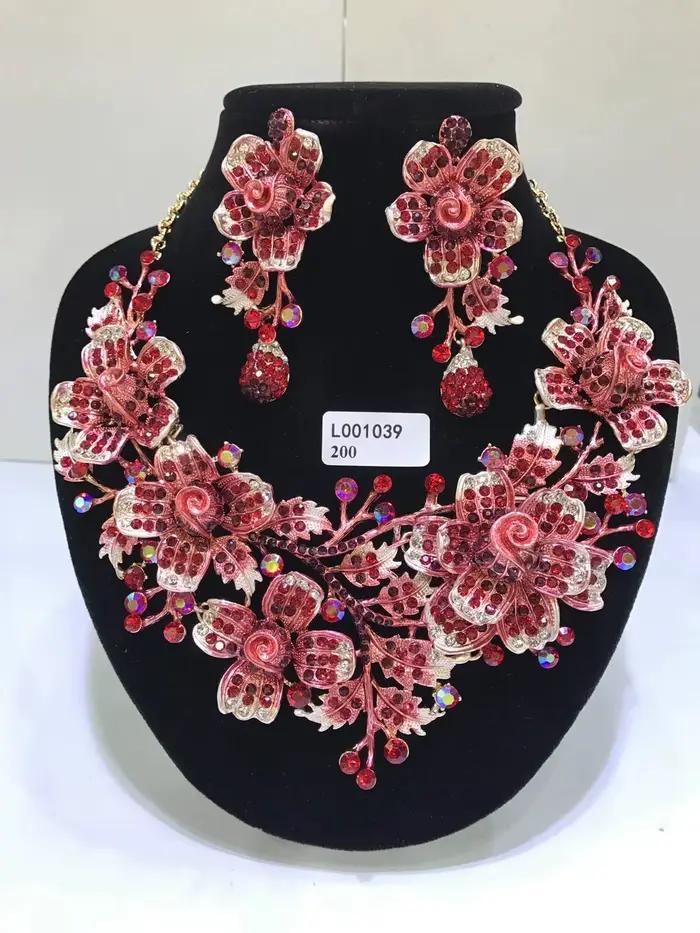 Parures de bijoux de mariage de Dubaï pour femmes