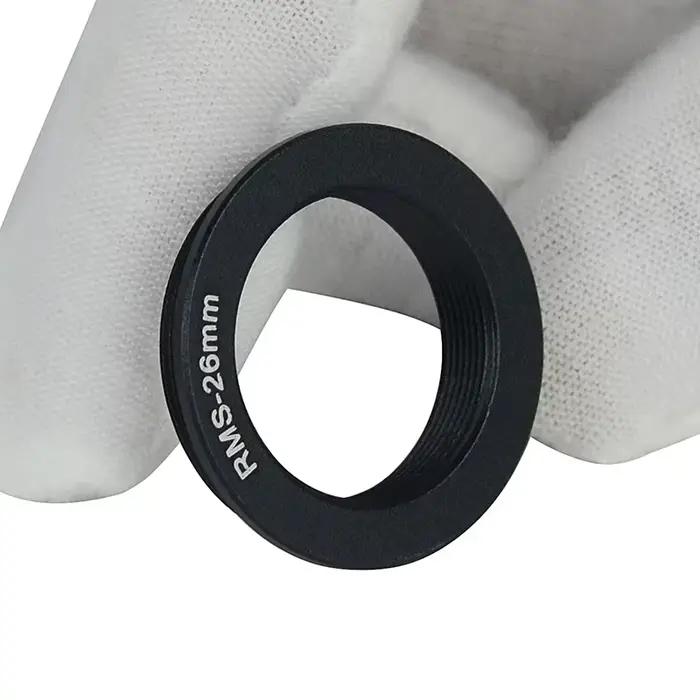 Anneau adaptateur d'objectif de microscope, filetage interne RMS vers filetage externe M26/M42/M39/M52/C Mount/CS/SM1/M27