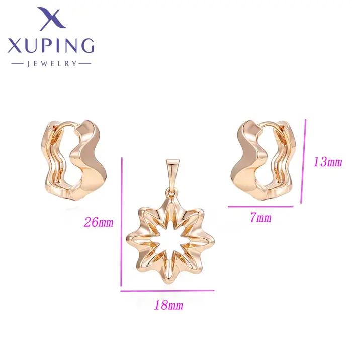 Bijoux Xuping, nouveau collier pendentif simple couleur or
