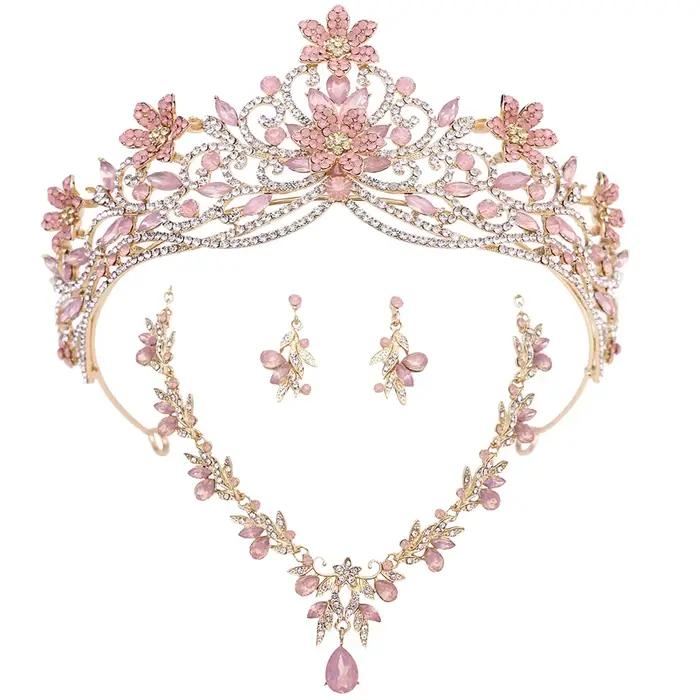Parures de bijoux de mariée pour femmes