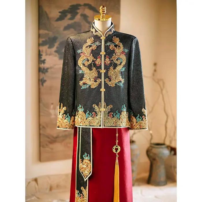 Costume de spectacle de mariage élégant pour hommes