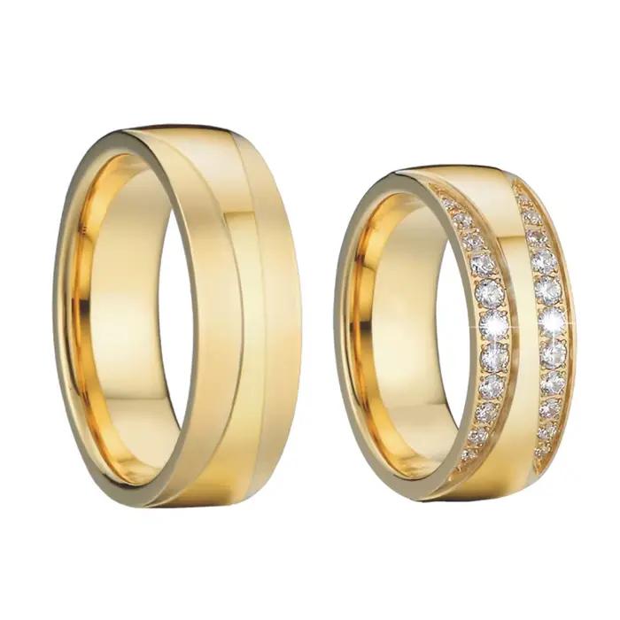 Bagues de fiançailles de mariage pour Couple