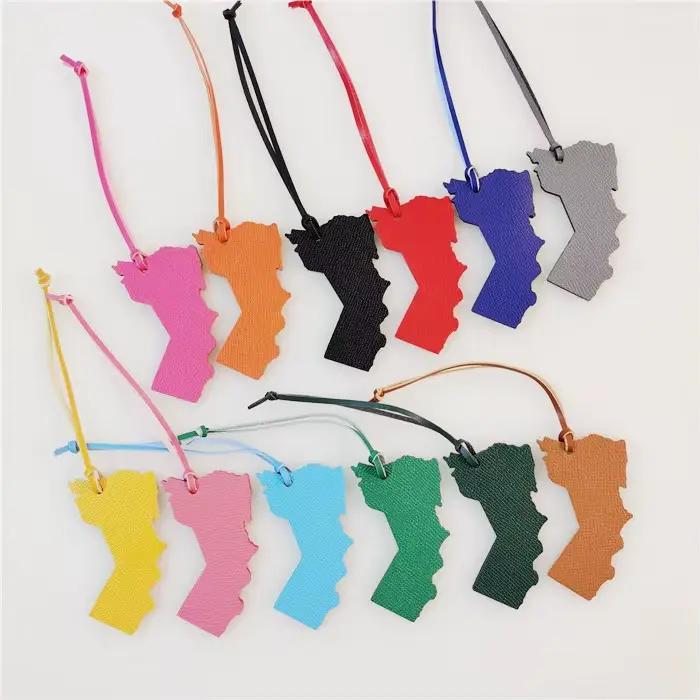 Sac à main en cuir véritable personnalisé pour femme, accessoire de bijoux suspendus, avec lettres, arabie saoudite, arabie saoudite