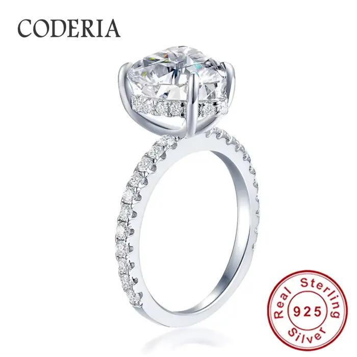 Bague de fiançailles en moissanite certifiée diamant de laboratoire taille cœur 3
