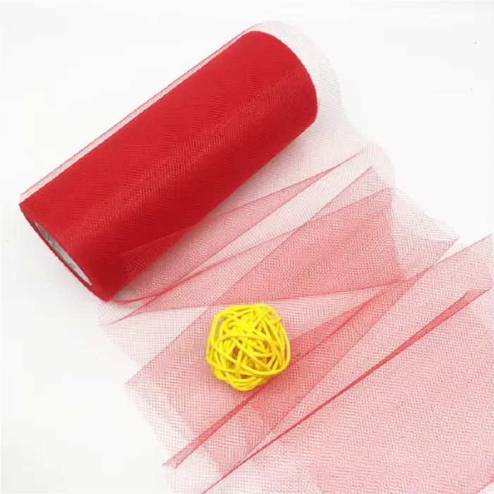 Rouleaux de tulle tutu, tissu organza, artisanat, anniversaire, décoration de mariage, olympiques, jupes, cadeau de fête, voile de nœud, 15cm x 25 verges