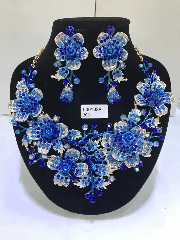 Parures de bijoux de mariage de Dubaï pour femmes