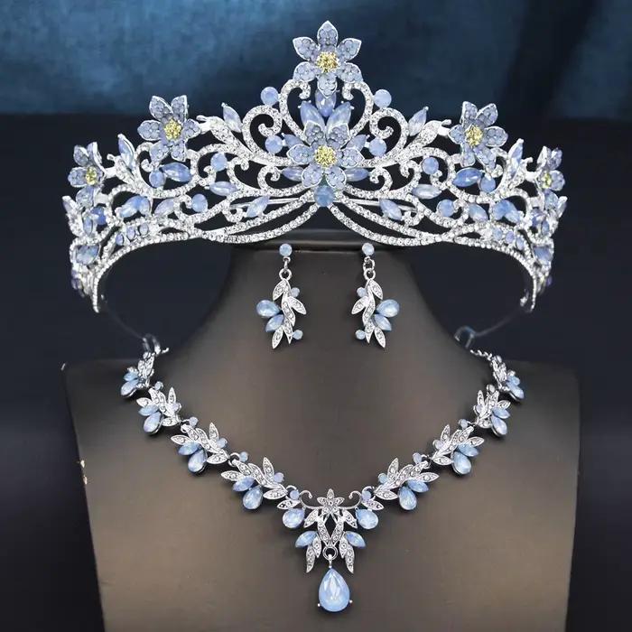 Parures de bijoux de mariée pour femmes