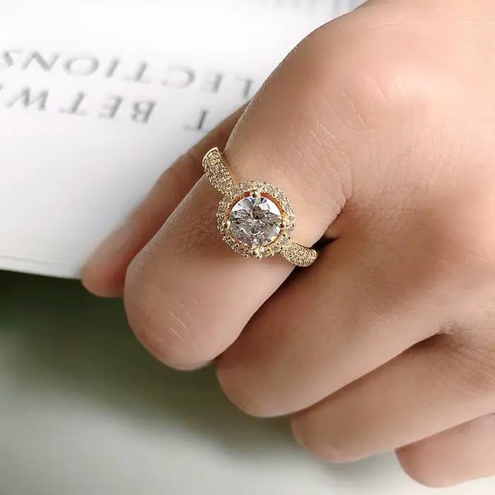 Kinel – ensemble de bijoux en or Zircon 18 carats
