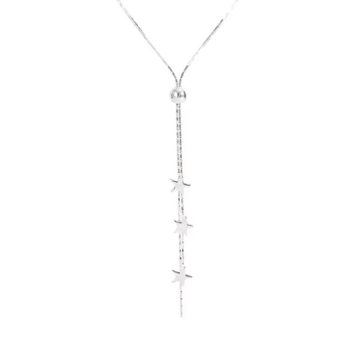 Collier étoile à pampilles de luxe pour femmes, chaîne clavicule réglable, bijou cadeau pour mère, épouse, meilleure amie, occasions spéciales comme anniversaire, mariage, fête