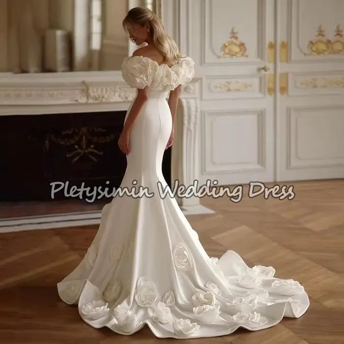 Robe De mariée sirène classique Vintage