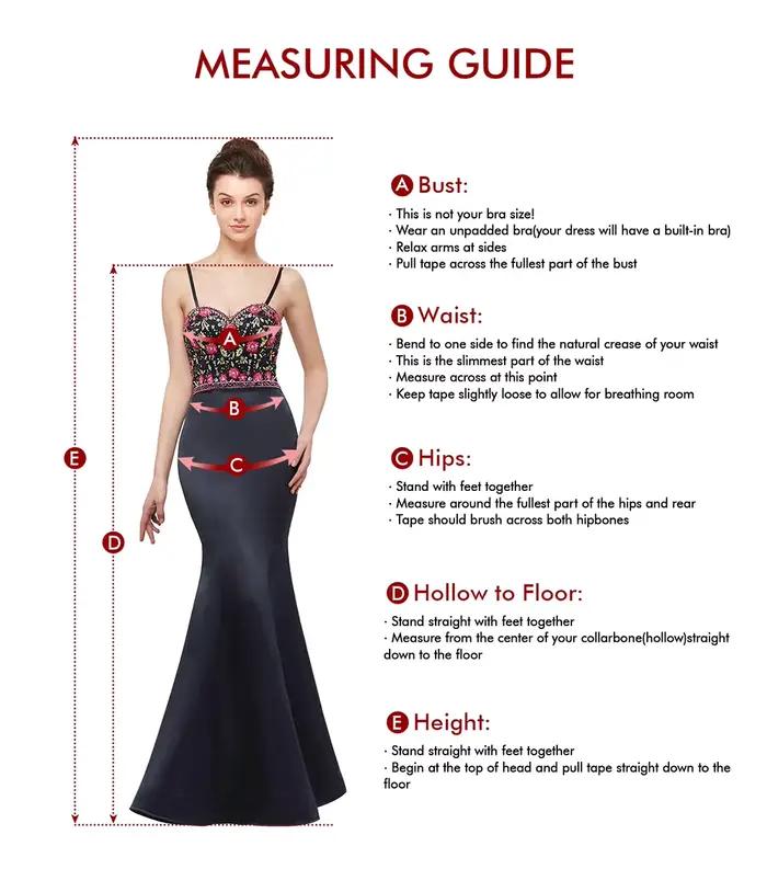Robe digne personnalisée avec manches