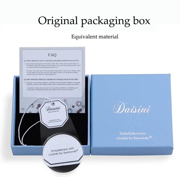 Bagues créatives Daisini avec cristaux Swarovski pour femmes