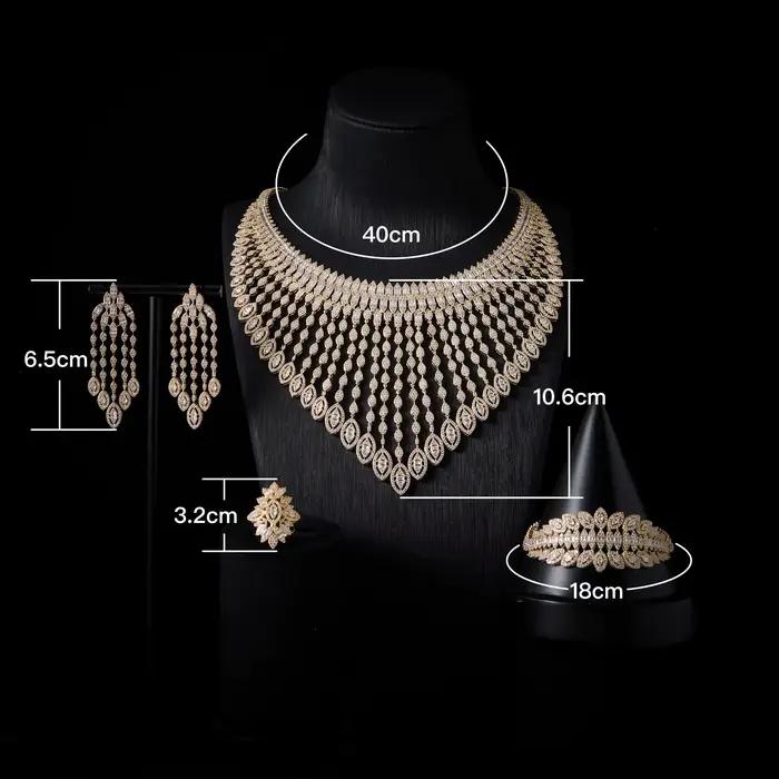 Parure de bijoux africains de luxe IN JEWELIFE pour femme