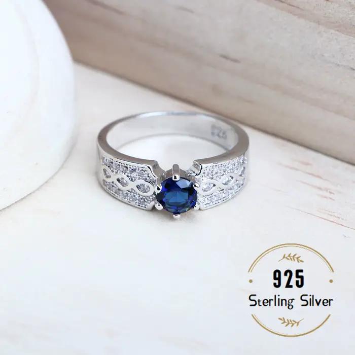 Ensemble de bijoux en argent regardé 925 pour femme avec zirconium blanc et motifs de plantes pour mariage et occasions spéciales