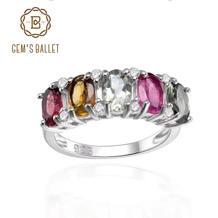 Bague de mariage en argent sterling 925 sertie de tourmaline naturelle pour femmes occasions spéciales comme le mariage fiançailles anniversaires