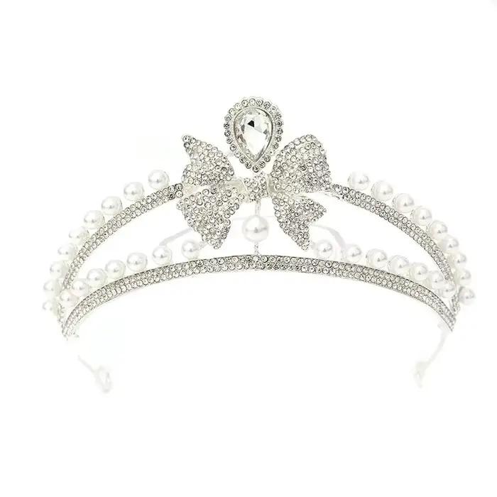 Parure de bijoux pour robe de mariée : Couronne