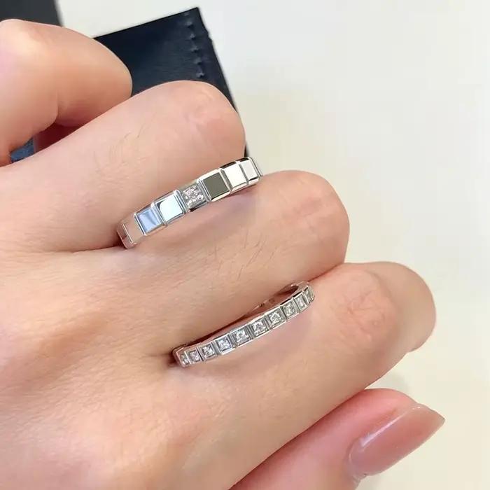 Alliance en argent 925 classique avec ou sans zirconium blanc pour homme et femme occasions spéciales mariage cérémonie fiançailles