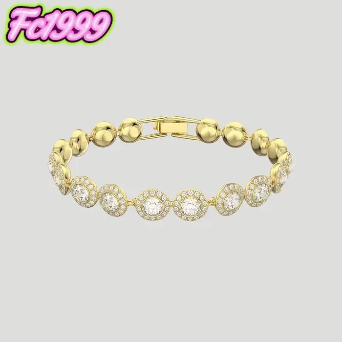 Ensemble de bijoux ronds en or S925