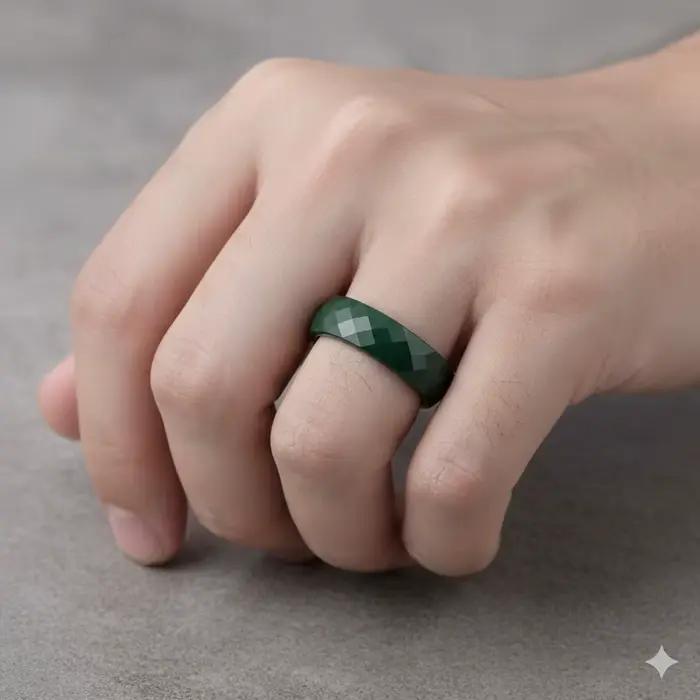 Bague de promesse en céramique 6mm hypoallergénique pour homme et femme, alliances de mariage classiques pour occasions spéciales et cadeaux de la fête des pères