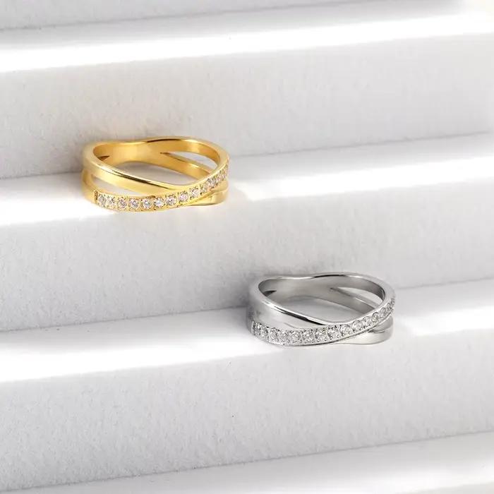 Bague simple en or pour femme