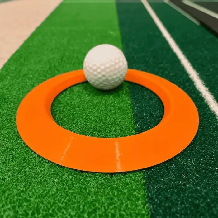 Cercle de cible pour l'entraînement à la précision du putting de golf, pour les exercices en intérieur et en extérieur