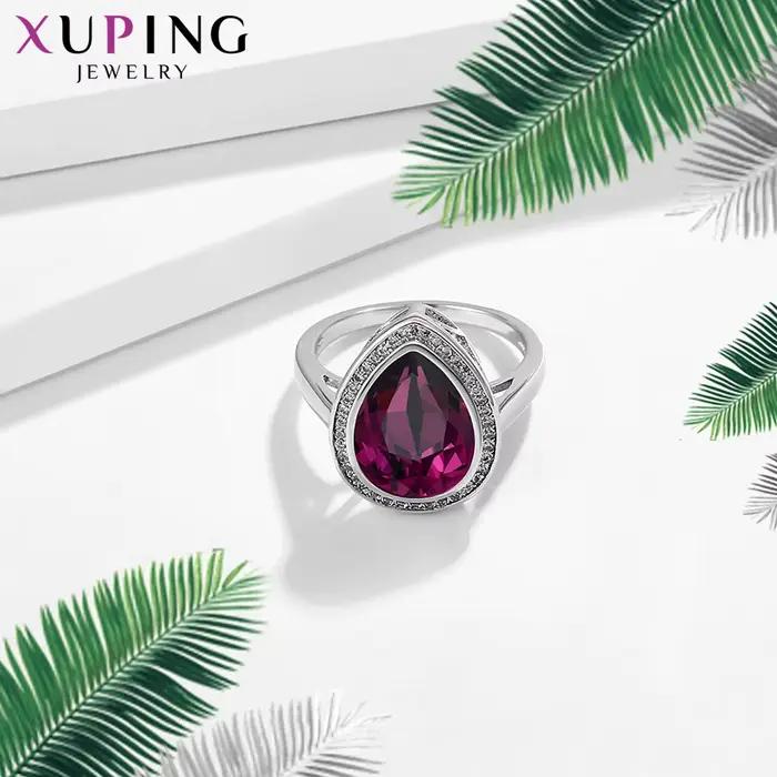 Xuping-Bague en cristal de haute qualité pour femme