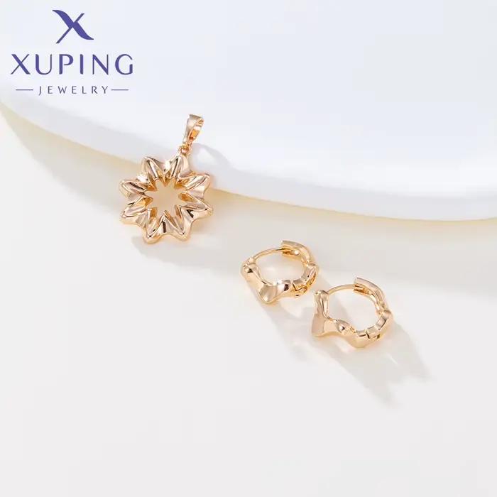 Bijoux Xuping, nouveau collier pendentif simple couleur or