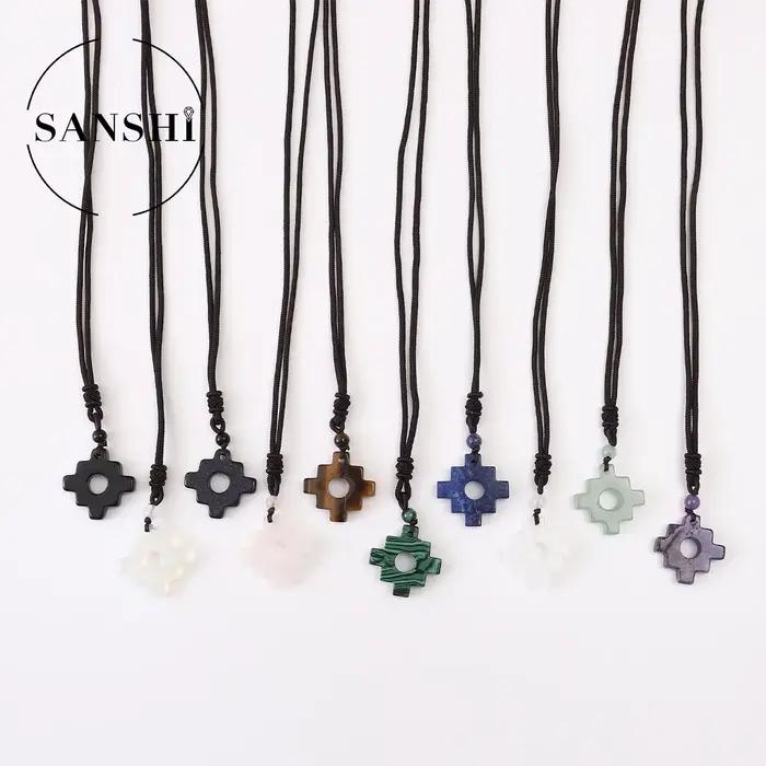 Collier Pendentif en Cristal de Quartz