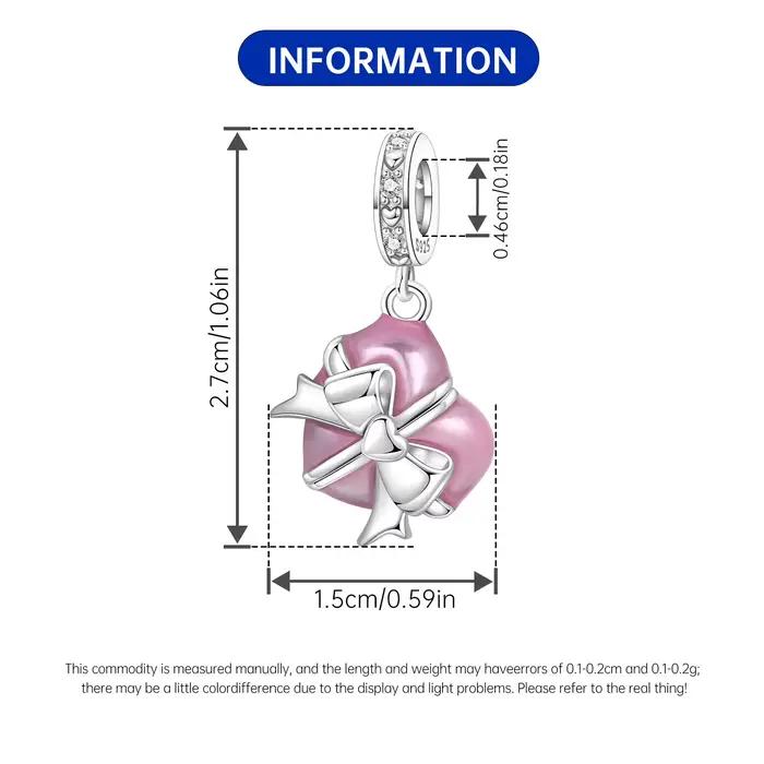 PANPOKI Breloques en argent sterling 925