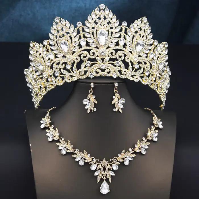 Parures de bijoux de mariée en 11 couleurs