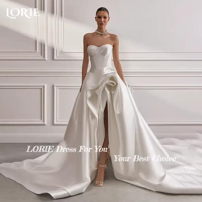 LORIE – robe de mariée Vintage froncée