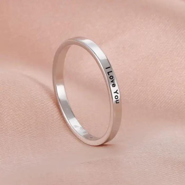 Lemegeton – 2/3/6/8mm bague personnalisé prénom