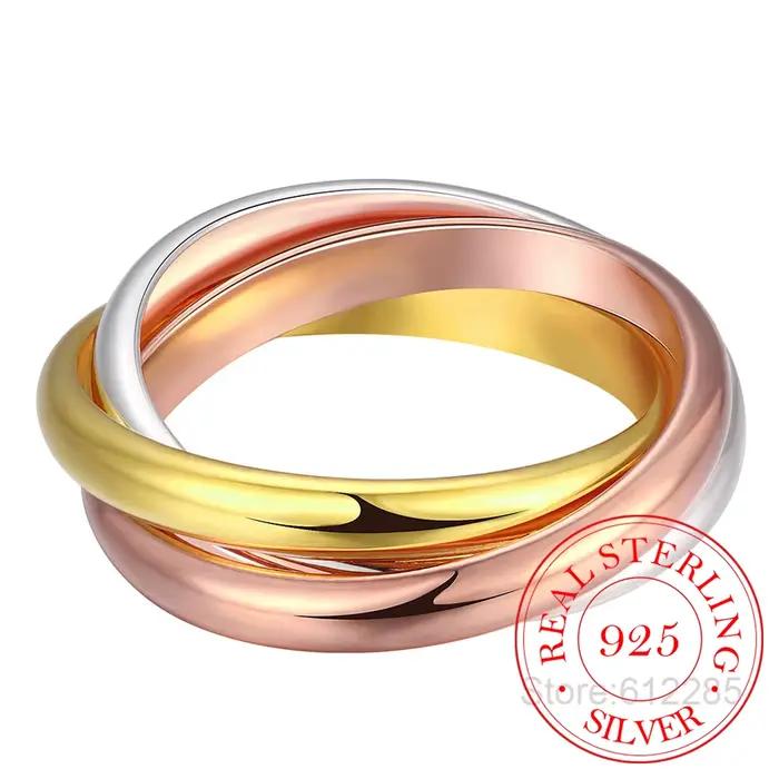 Bague en argent sterling 925 sertie de zirconium blanc élégante à offrir pour homme et femme occasions spéciales alliances de mariage romantique moderne