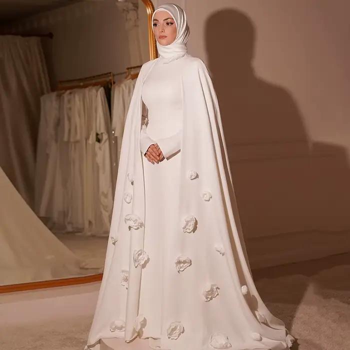 Robe de mariée musulmane modeste personnalisée