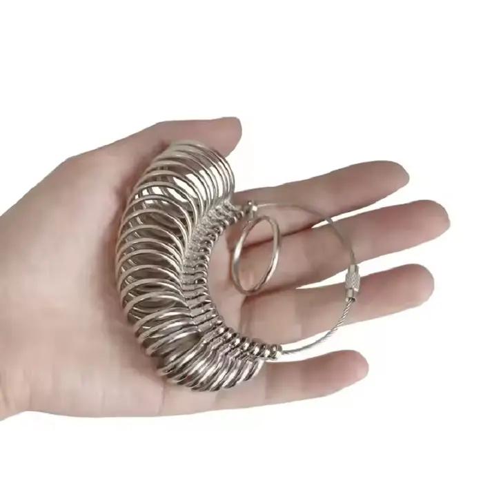 Kit de mesure de taille de bague russe en métal pour hommes et femmes occasions spéciales ajustement parfait
