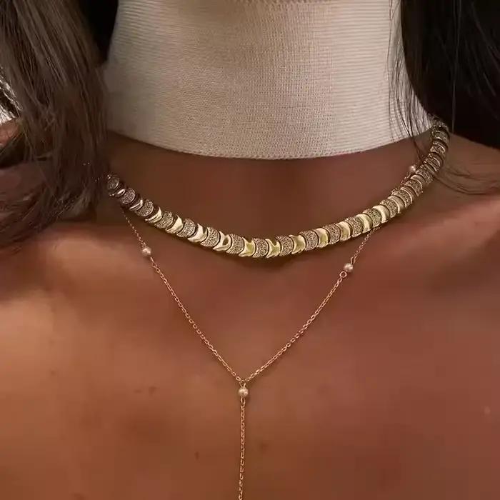 Nouvel Arrivage : Parure de Bijoux de Soirée Dorée