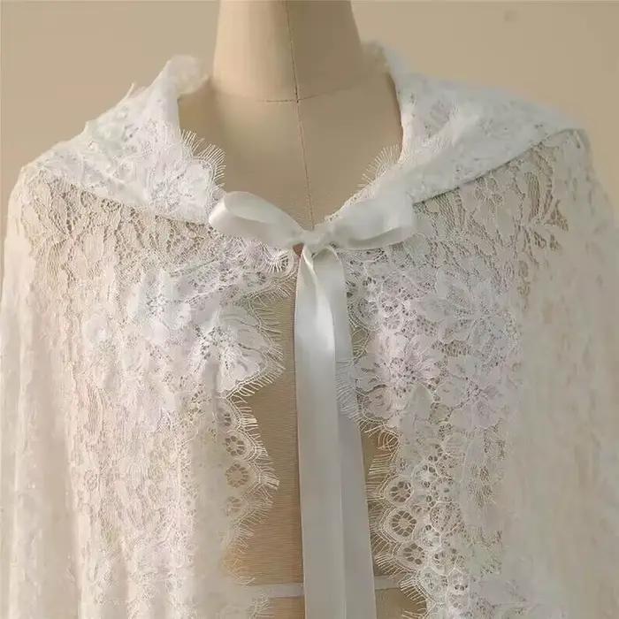 Robes de mariée sirène vintage avec capuche