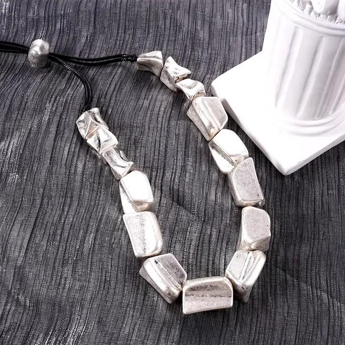 Collier irrégulier Unique marocain pour femmes avec corde réglable, accessoire de clavicule exagérée Vintage à la mode, cadeau