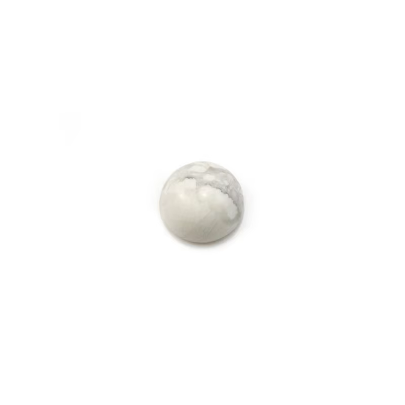 5 pièces Howlite ronde 4-16mm Cabochon pierres en vrac pour la fabrication de bijoux anneau pendenti