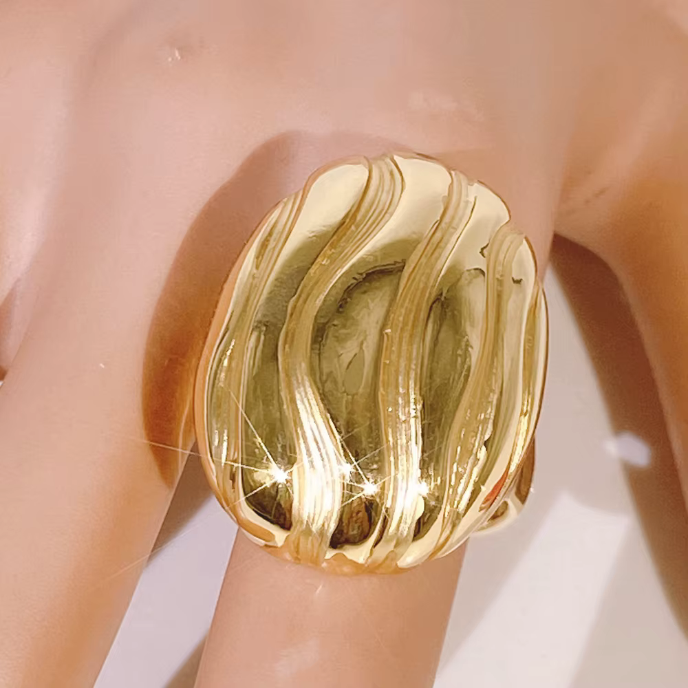 Yulaili-Bague plaquée or pour femme, matiques de style italien, bijoux de fête, haute qualité, dispo