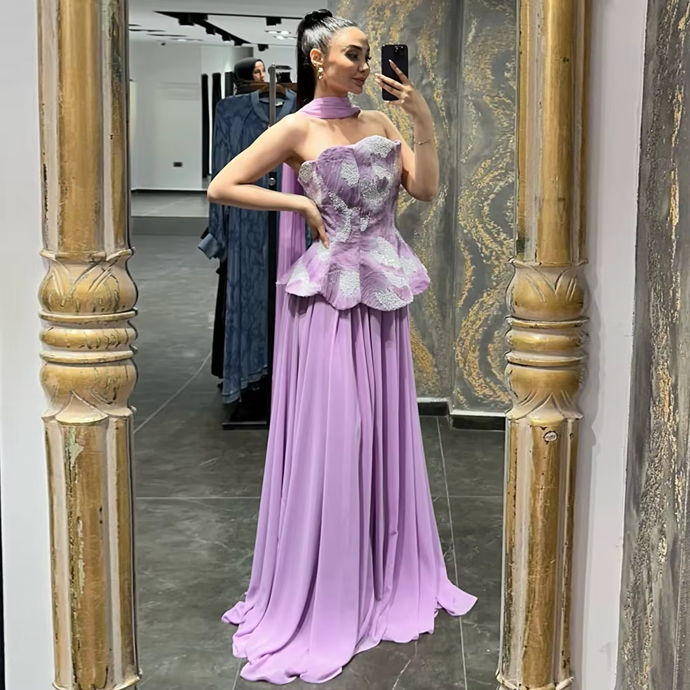 Robe de soirée élégante coupe trapèze pour femme, style Dubaï, ornée de perles, longue, de luxe, pou