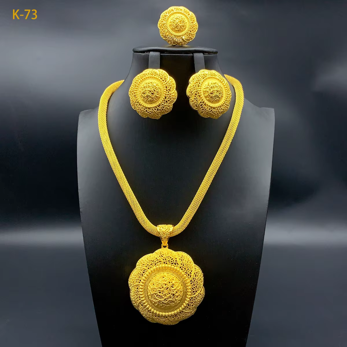 ANIID – ensemble de colliers indiens couleur or 24K, pour fête nigériane, mariage, éthiopien, dubaï,