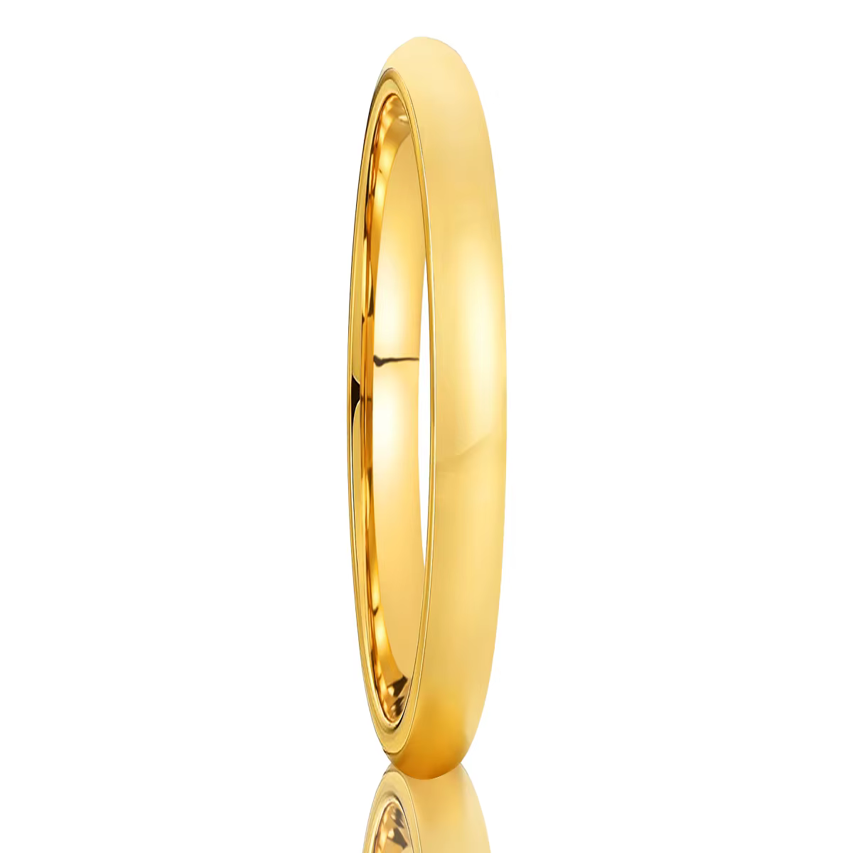 Bague en tungstène doré 2/4/6/8mm pour femme, accessoires y2k, bijoux pour homme et femme, bagues de