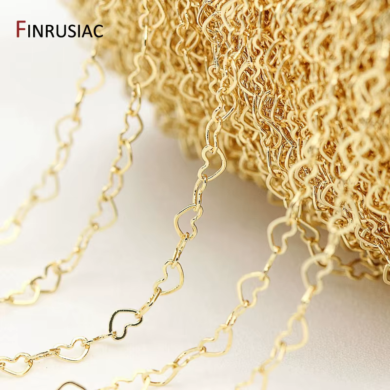 Chaîne multi- Types pour la fabrication de bijoux, 0.5m/1m, vente en gros, chaîne ample, Bracelets f