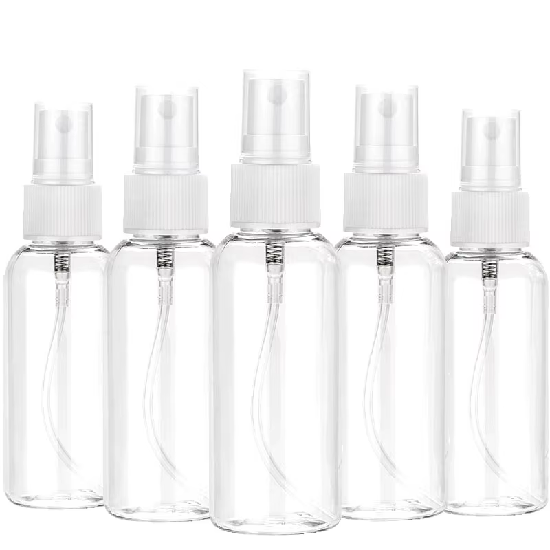 Flcopropriété pulvérisateur portable en plastique l'horloge transparent, contenant de parfum africai