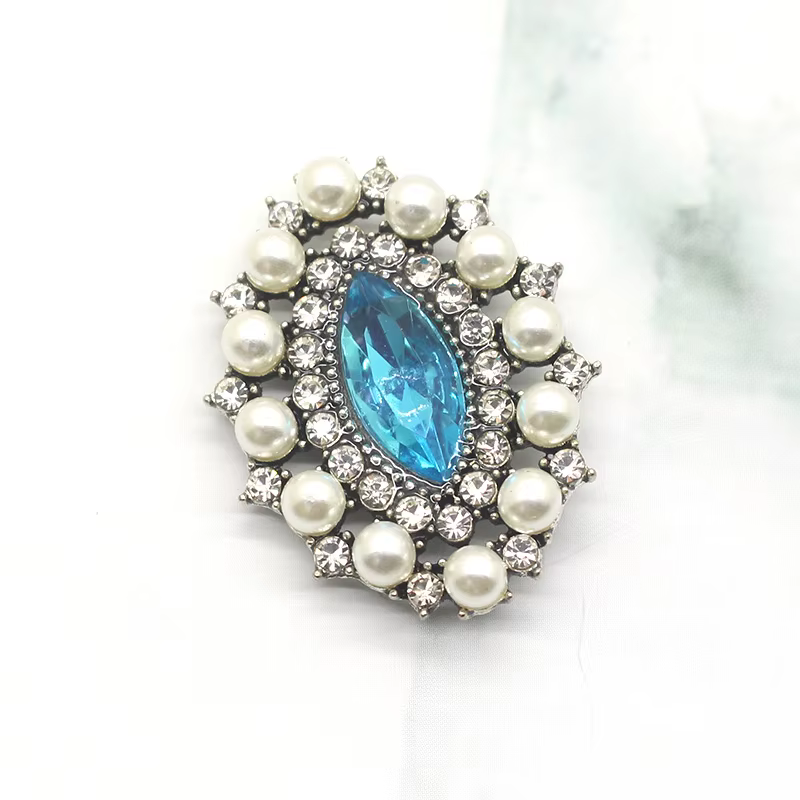 Accessoires de bijoux à bricoler soi-même en alliage de diamant, base de perles d'imitation à dos pl