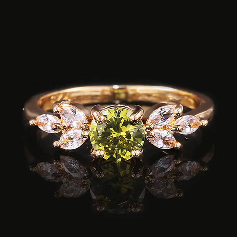 Huitan – bagues de fiançailles esthétiques pour femmes, bague de proposition Simple et élégante de b