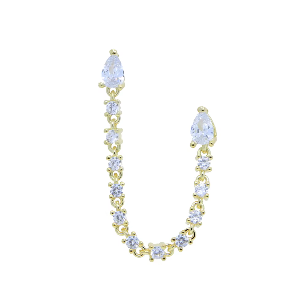 Boucles d'oreilles pendantes longues à pampilles en strass et zircon de haute qualité 2026 pour femm