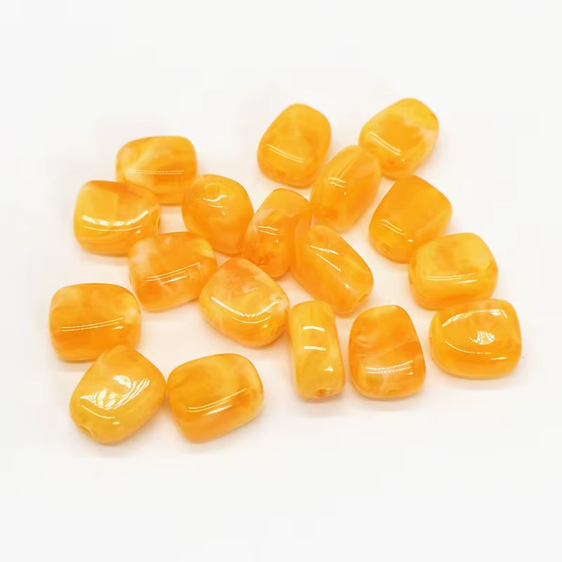 10 pièces de perles en pierre d'imitation de 14mm pour la fabrication de bijoux, pendentif de Bracel